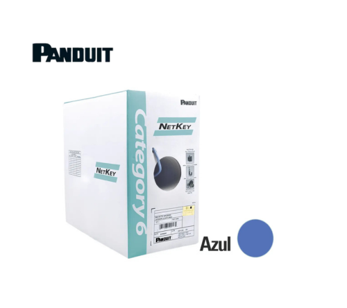 Cable CAT6 U/UTP LSZH Color Azul RL305 MT Netkey