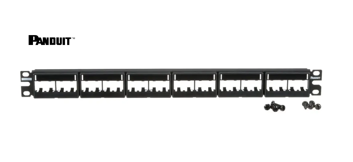 PATCH PANEL DE 24 PUERTOS MODULAR VACIO PANDUIT
